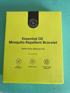 Essential Oil Mosquito Repellent Bracelet - Yellow